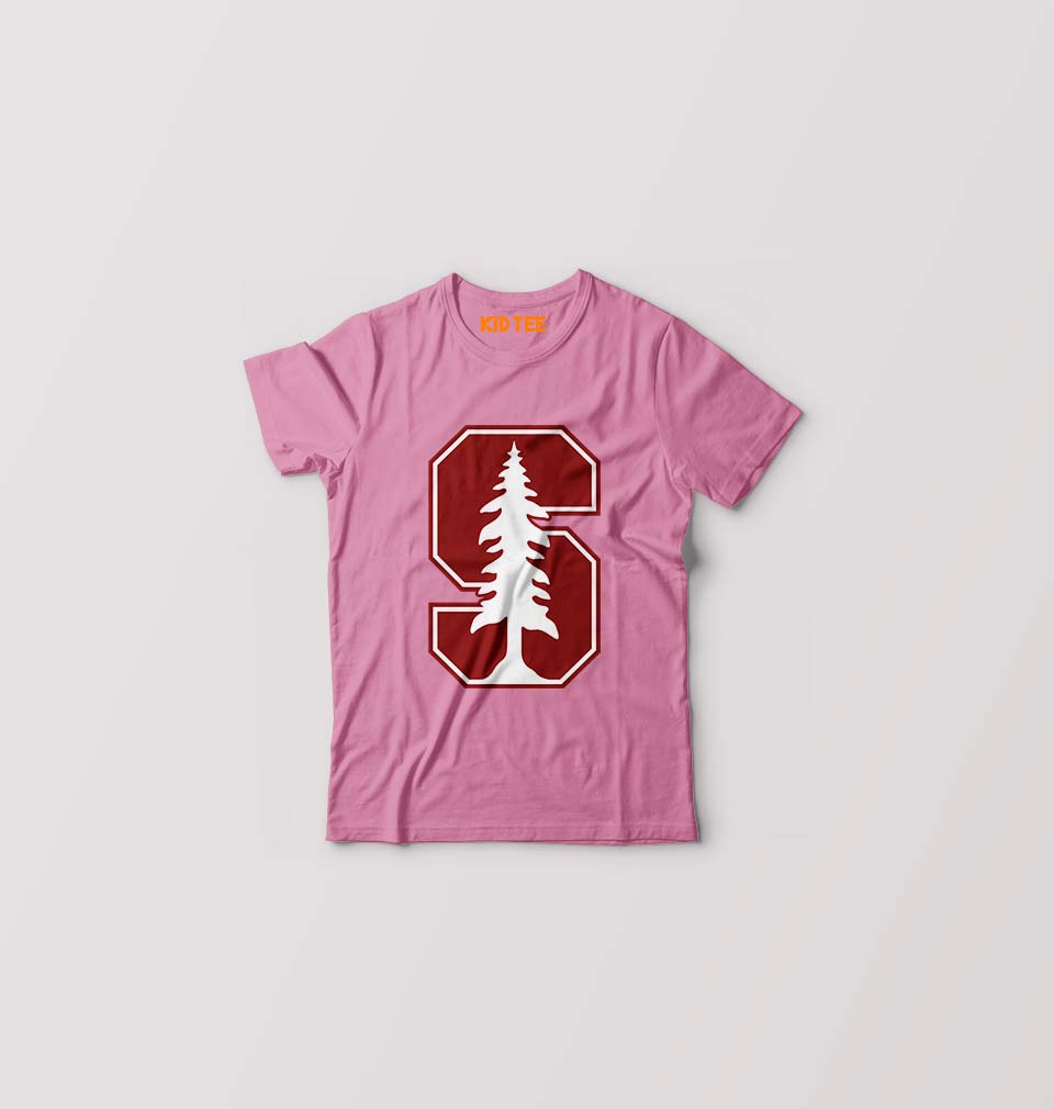 Stanford Kids T-Shirt for Boy/Girl-Pink-Ektarfa.online