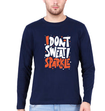 Load image into Gallery viewer, Gym Sweat Full Sleeves T-Shirt for Men-Navy Blue-Ektarfa.online
