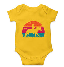 Load image into Gallery viewer, Horse Riding Kids Romper For Baby Boy/Girl-0-5 Months(18 Inches)-Yellow-Ektarfa.online
