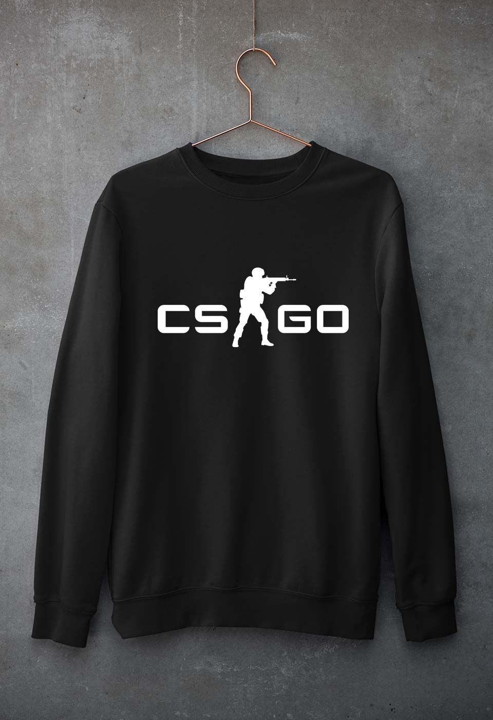 Counter-strike Global Offensive(CS GO) Unisex Sweatshirt for Men/Women-Black-Ektarfa.online