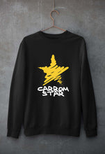 Load image into Gallery viewer, Carrom Star Unisex Sweatshirt for Men/Women-Black-Ektarfa.online

