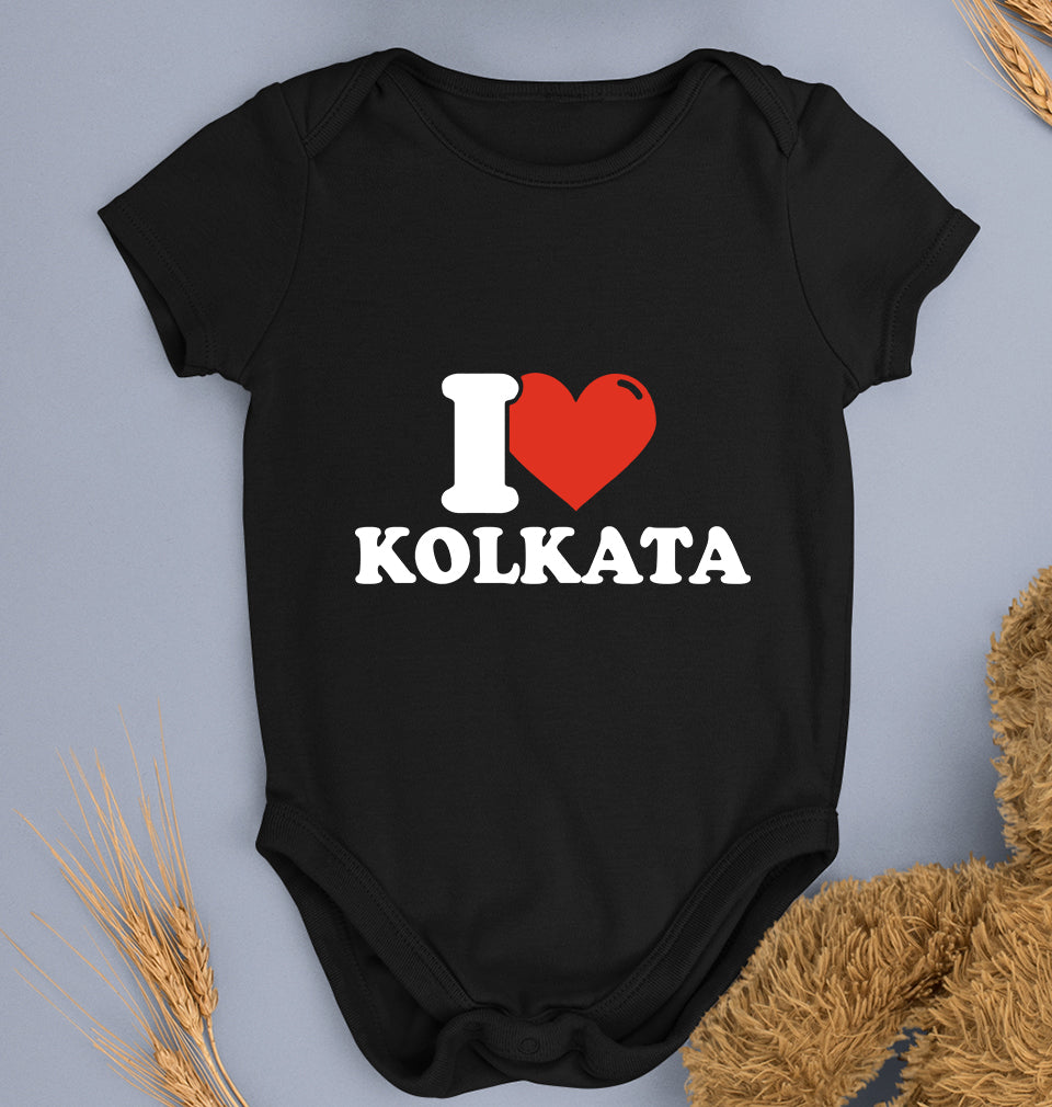 I Love Kolkata Kids Romper Kids Romper For Baby Boy/Girl