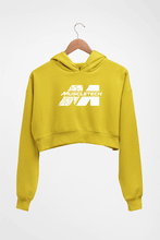 Load image into Gallery viewer, Muscletech Crop HOODIE FOR WOMEN-Mustard Yellow-Ektarfa.online
