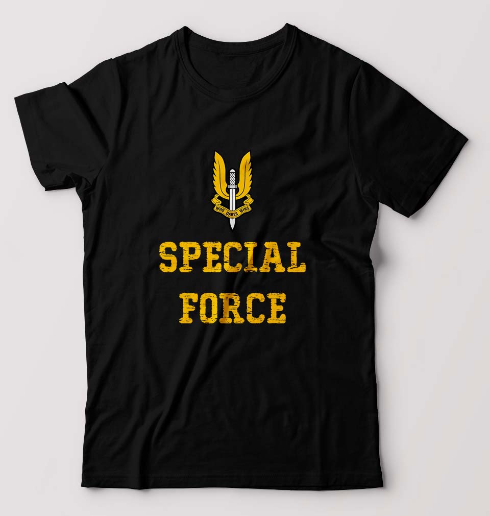 Special Force T-Shirt for Men-Black-Ektarfa.online