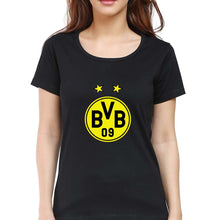 Load image into Gallery viewer, Borussia Dortmund T-Shirt for Women-Black-Ektarfa.online
