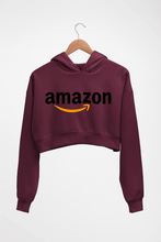 Load image into Gallery viewer, Amazon Crop HOODIE FOR WOMEN-Maroon-Ektarfa.online

