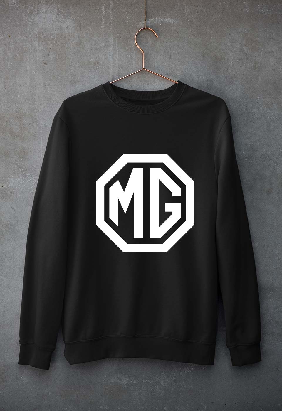Morris Garages(MG) Unisex Sweatshirt for Men/Women-Black-Ektarfa.online