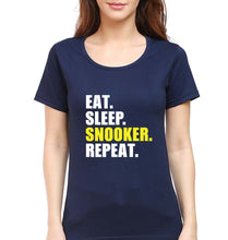 Load image into Gallery viewer, Snooker T-Shirt for Women-Navy Blue-Ektarfa.online
