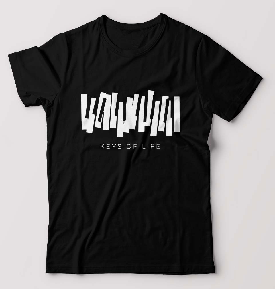 Piano T-Shirt for Men-Black-Ektarfa.online