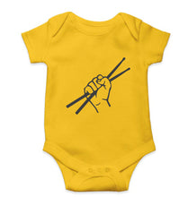 Load image into Gallery viewer, Drummer Kids Romper For Baby Boy/Girl-0-5 Months(18 Inches)-Yellow-Ektarfa.online
