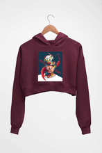 Load image into Gallery viewer, XXXtentacion Crop HOODIE FOR WOMEN-Maroon-Ektarfa.online
