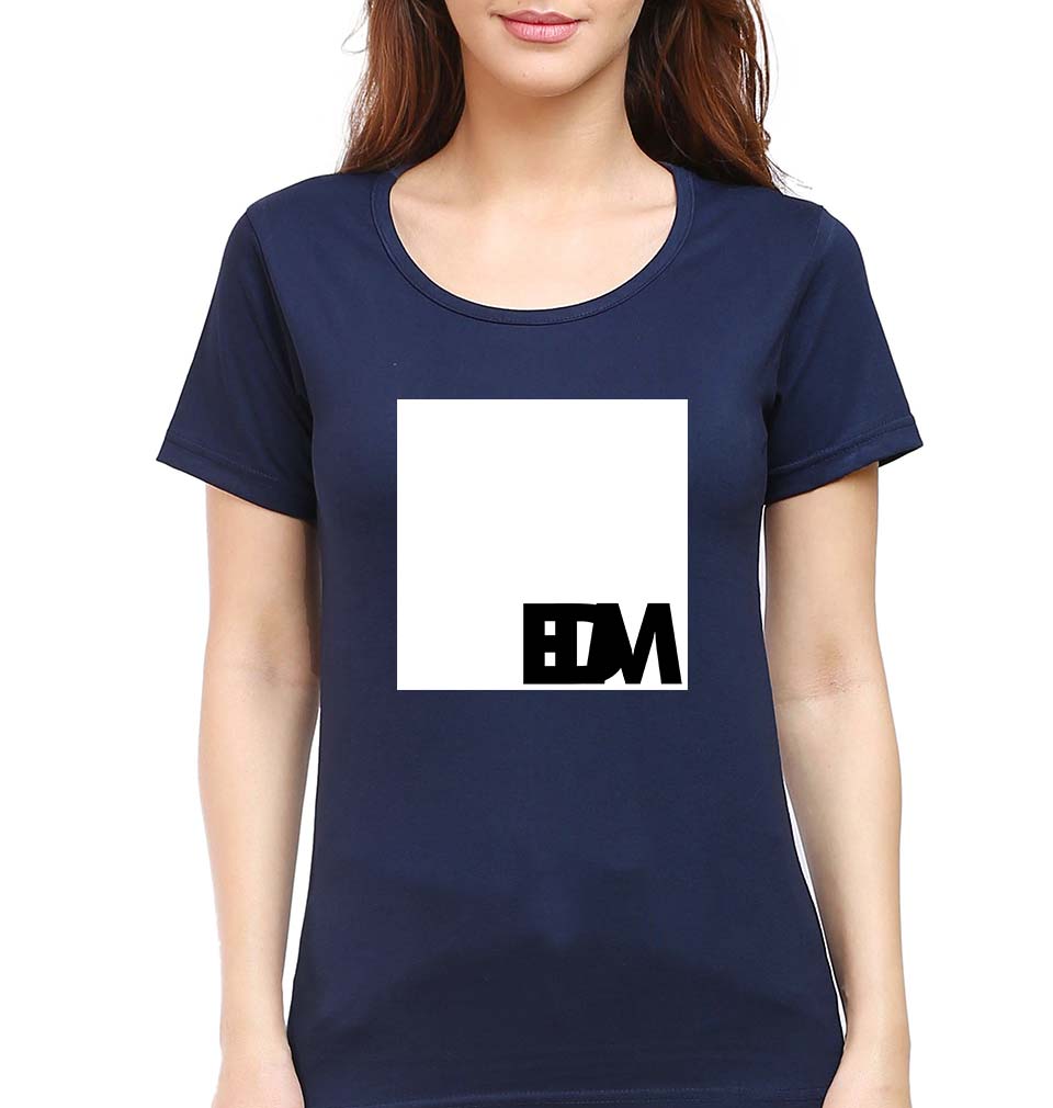 EDM T-Shirt for Women-Navy Blue-Ektarfa.online