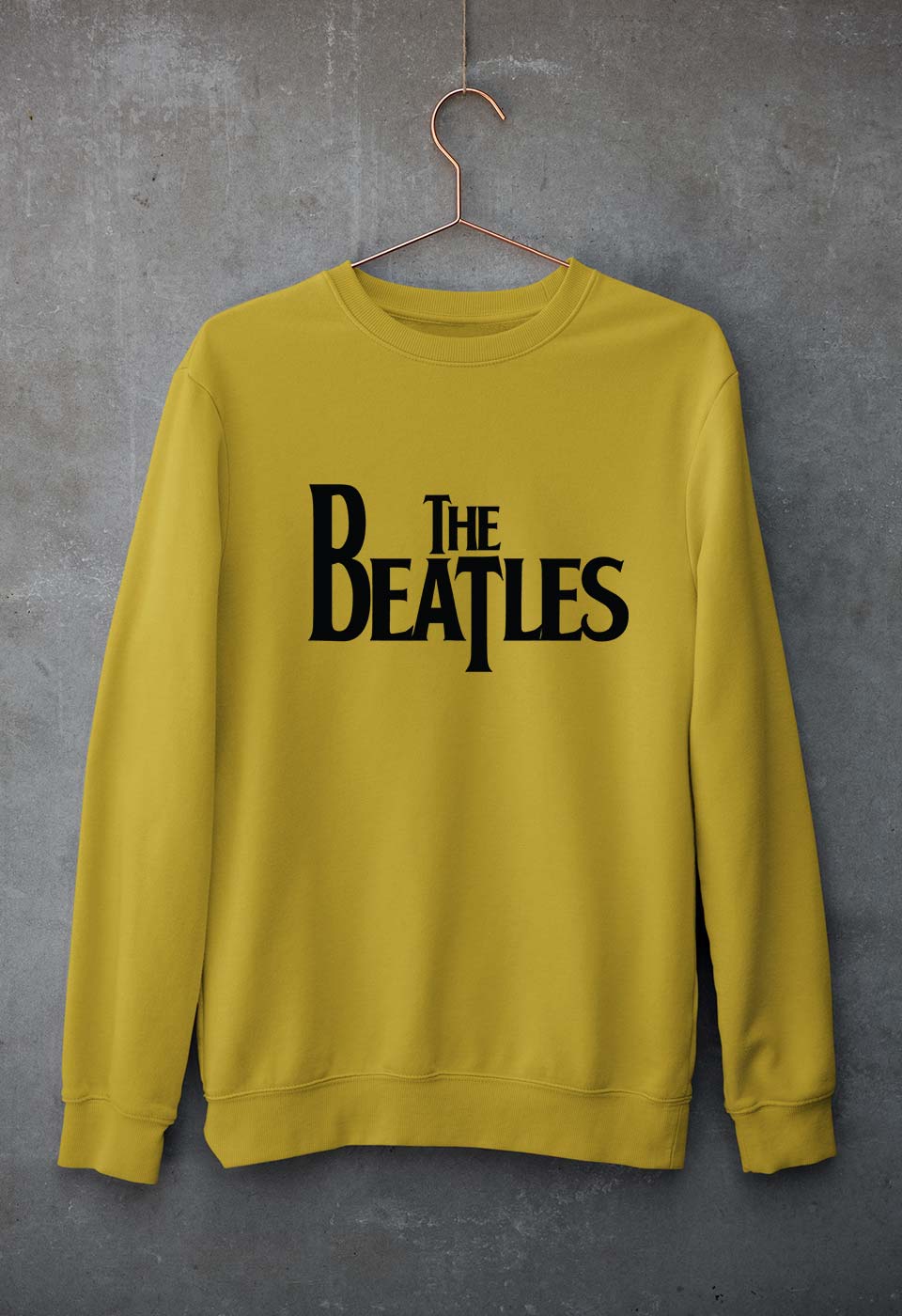 Beatles Unisex Sweatshirt for Men/Women-Mustard Yellow-Ektarfa.online
