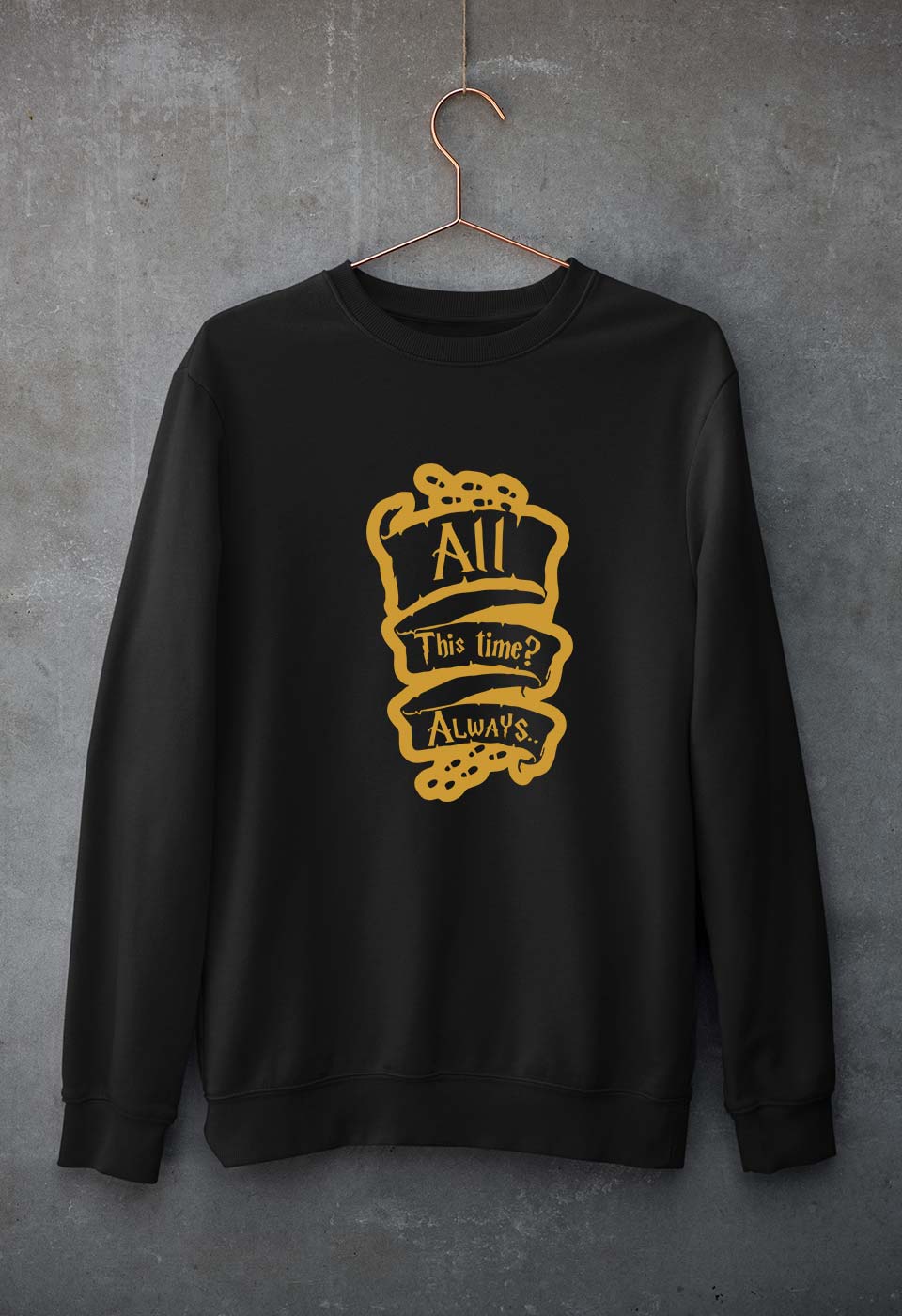 Harry Potter Unisex Sweatshirt for Men/Women-Black-Ektarfa.online