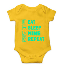 Load image into Gallery viewer, Minecraft Kids Romper For Baby Boy/Girl-0-5 Months(18 Inches)-Yellow-Ektarfa.online
