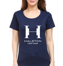 Load image into Gallery viewer, Halston T-Shirt for Women-Navy Blue-Ektarfa.online
