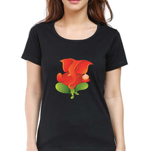 Load image into Gallery viewer, Ganpati JI(Ganesh) T-Shirt for Women-Black-Ektarfa.online
