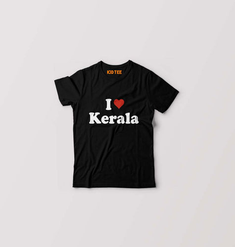 I Love Kerala Kids T-Shirt for Boy/Girl-Black-Ektarfa.online