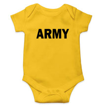 Load image into Gallery viewer, ARMY Kids Romper For Baby Boy/Girl-0-5 Months(18 Inches)-Yellow-Ektarfa.online
