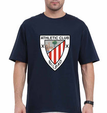 Load image into Gallery viewer, Athletic Club Oversized T-Shirt for Men-Navy Blue-Ektarfa.online
