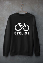 Load image into Gallery viewer, Cyclist Unisex Sweatshirt for Men/Women-Black-Ektarfa.online
