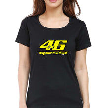 Load image into Gallery viewer, Valentino Rossi(VR 46) T-Shirt for Women-Black-Ektarfa.online
