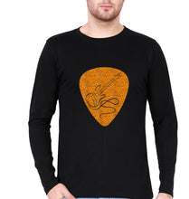 Load image into Gallery viewer, Guitar Full Sleeves T-Shirt for Men-Black-Ektarfa.online
