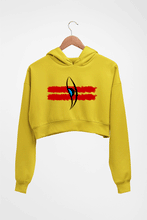 Load image into Gallery viewer, Mahakal Mahadev Bholenath Shiva Shivji Crop HOODIE FOR WOMEN-Mustard yellow-Ektarfa.online
