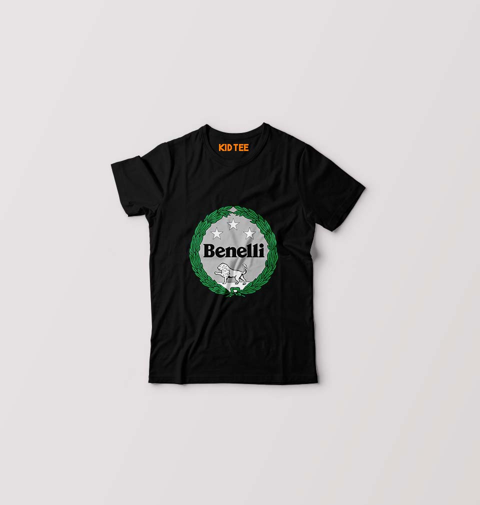 Benelli Kids T-Shirt for Boy/Girl-Black-Ektarfa.online