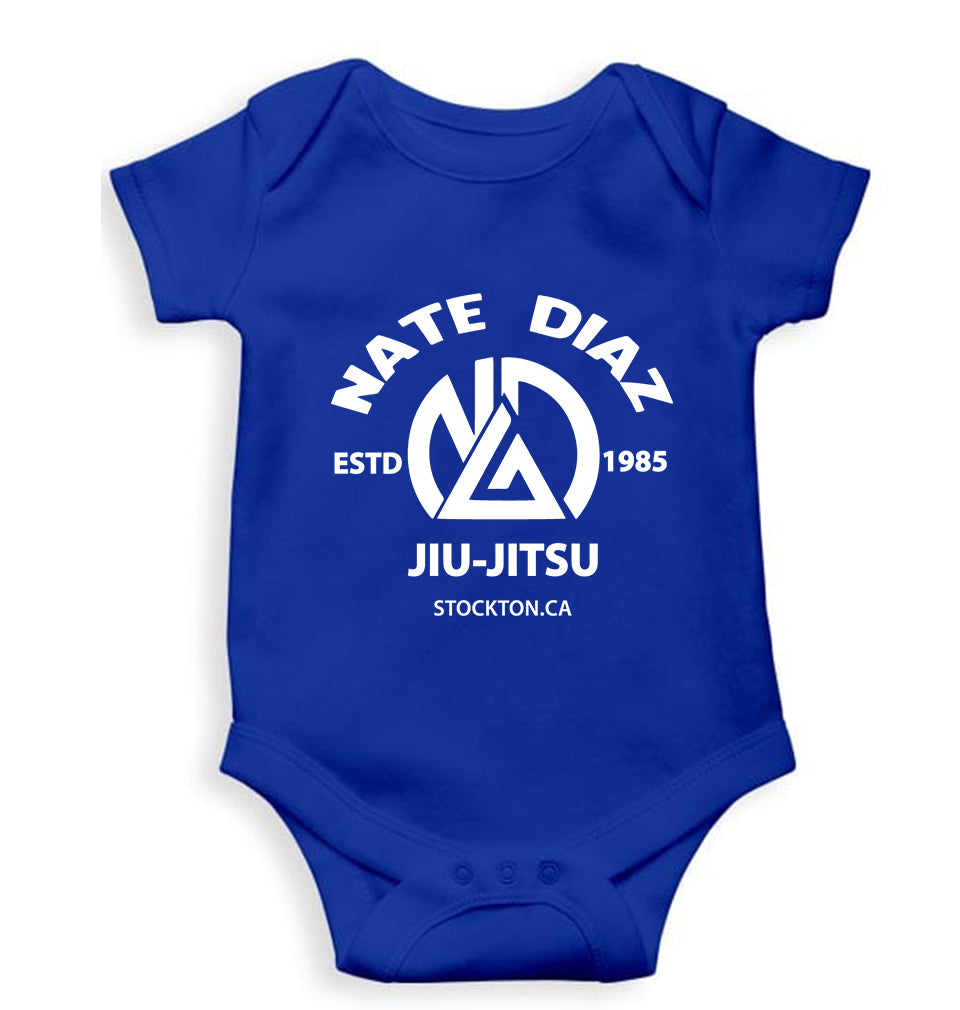 Nate Diaz UFC Kids Romper For Baby Boy/Girl-0-5 Months(18 Inches)-Royal Blue-Ektarfa.online