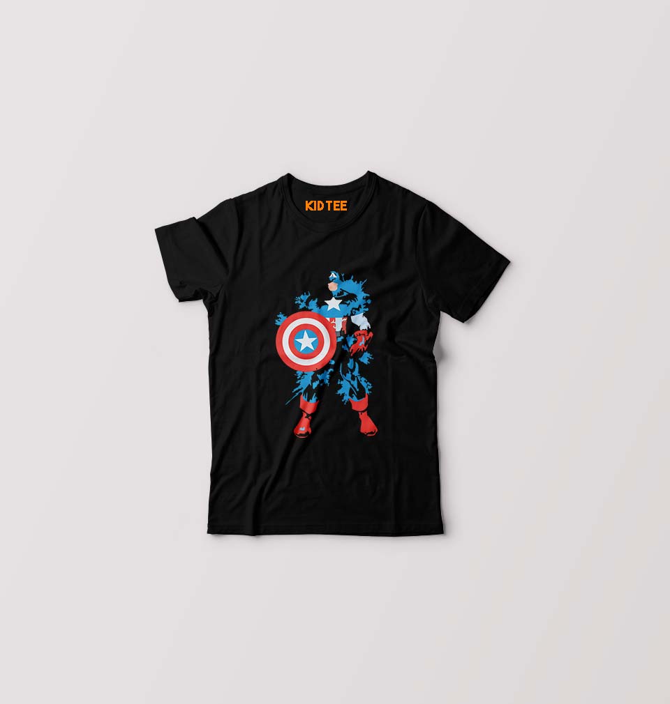 Captain Splash Kids T-Shirt for Boy/Girl-Black-Ektarfa.online