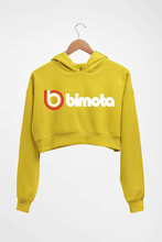 Load image into Gallery viewer, Bimota Crop HOODIE FOR WOMEN-Mustard Yellow-Ektarfa.online
