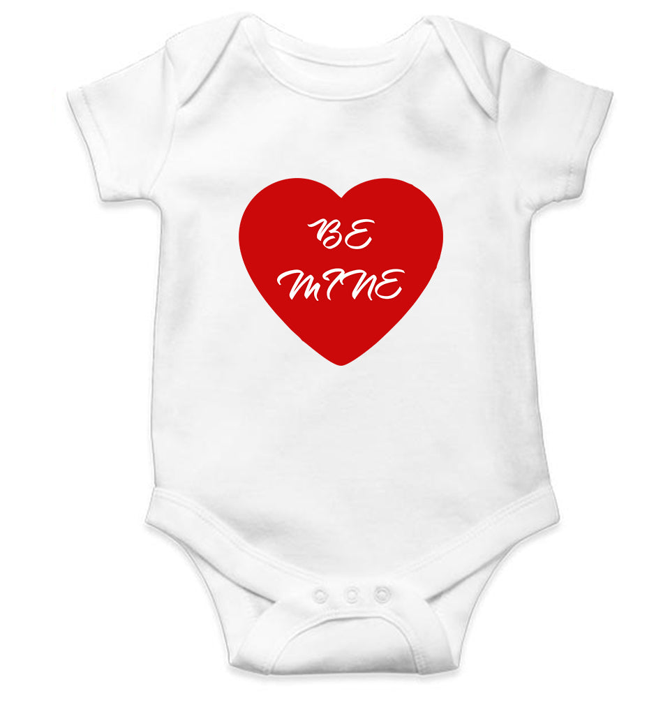 Be Mine Kids Romper For Baby Boy/Girl-0-5 Months(18 Inches)-White-Ektarfa.online