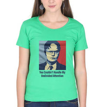 Load image into Gallery viewer, Dwight Schrute T-Shirt for Women-Flag Green-Ektarfa.online
