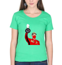 Load image into Gallery viewer, Sebastian Vettel F1 T-Shirt for Women-Flag Green-Ektarfa.online

