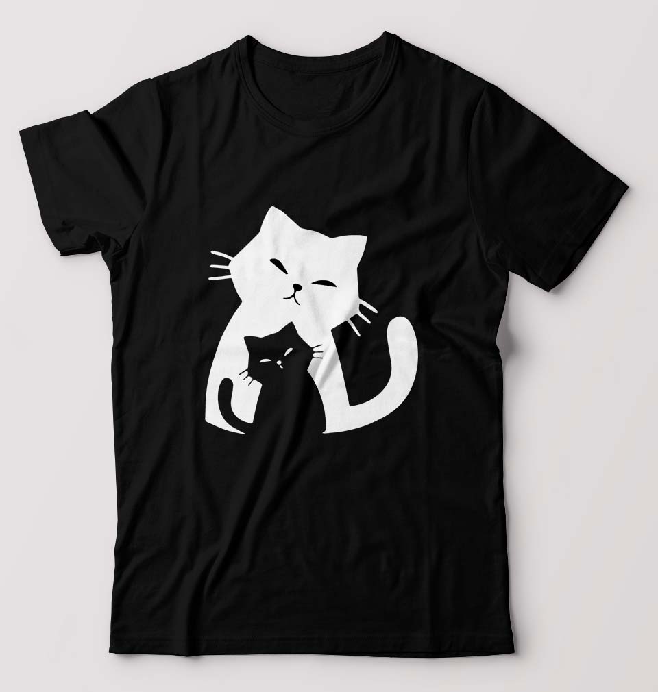 Cat T-Shirt for Men-Black-Ektarfa.online