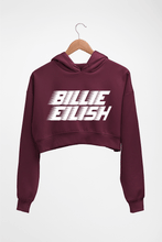 Load image into Gallery viewer, Billie Eilish Crop HOODIE FOR WOMEN-Maroon-Ektarfa.online
