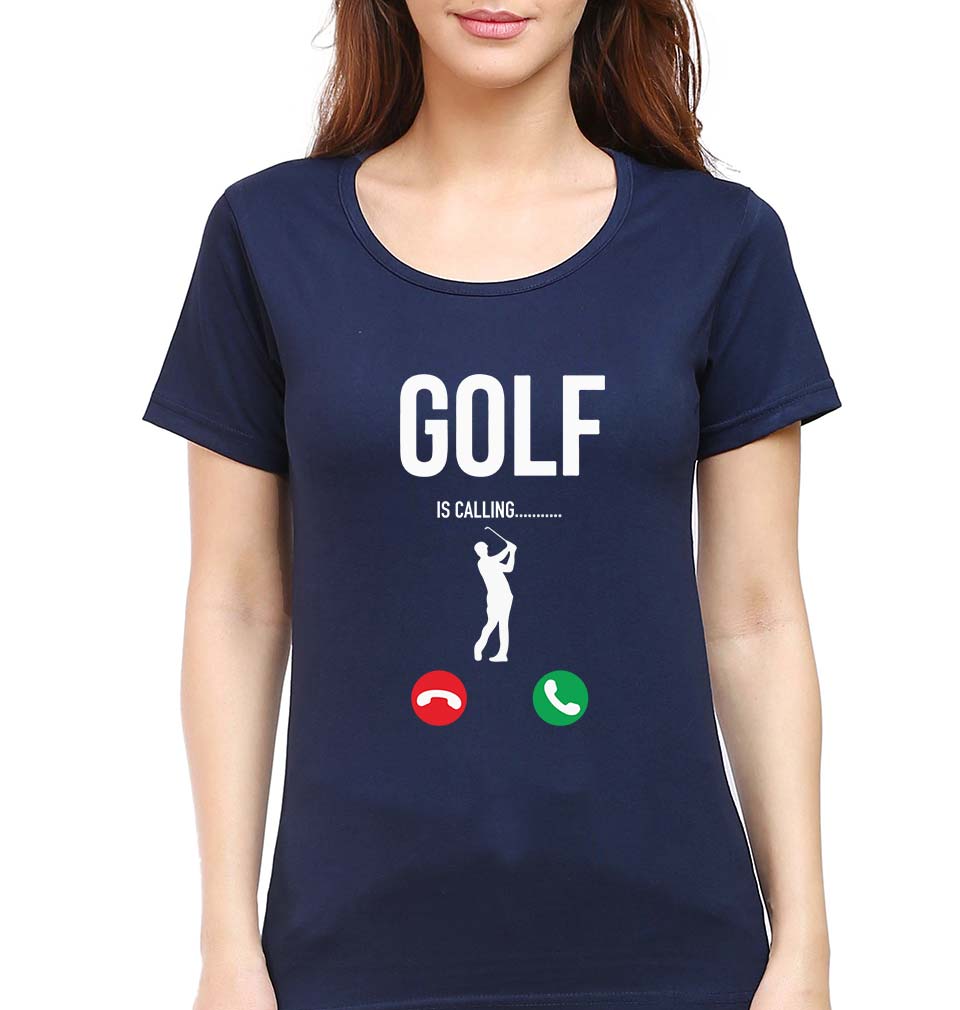 Golf T-Shirt for Women-Navy Blue-Ektarfa.online