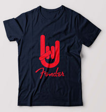 Load image into Gallery viewer, Fender Rock Hand T-Shirt for Men-Navy Blue-Ektarfa.online
