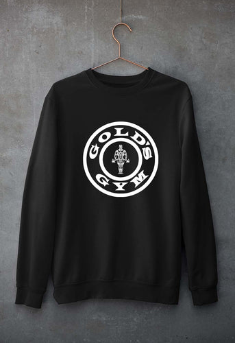 Gold's Gym Unisex Sweatshirt for Men/Women-Black-Ektarfa.online