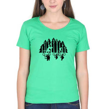 Load image into Gallery viewer, Stranger Things T-Shirt for Women-Flag Green-Ektarfa.online
