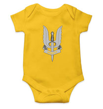 Load image into Gallery viewer, Balidaan Army Kids Romper Kids Romper For Baby Boy/Girl-0-5 Months(18 Inches)-Yellow-Ektarfa.online
