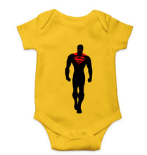 Load image into Gallery viewer, Superman Superhero Kids Romper For Baby Boy/Girl-0-5 Months(18 Inches)-Yellow-Ektarfa.online
