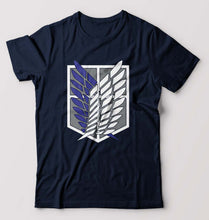Load image into Gallery viewer, Attack on Titan T-Shirt for Men-Navy Blue-Ektarfa.online
