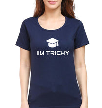 Load image into Gallery viewer, IIM Trichy T-Shirt for Women-Navy Blue-Ektarfa.online
