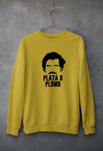 Load image into Gallery viewer, Narcos Plata O Plomo Unisex Sweatshirt for Men/Women-Mustard Yellow-Ektarfa.online
