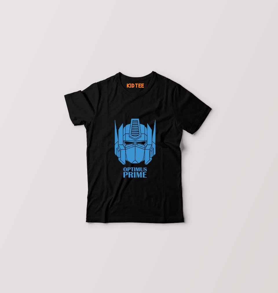 Optimus Prime Kids T-Shirt for Boy/Girl-Black-Ektarfa.online