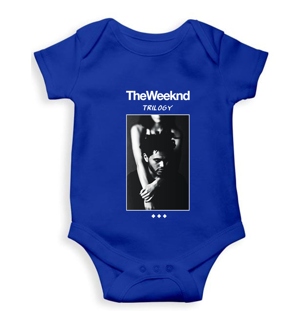 The Weeknd Trilogy Kids Romper For Baby Boy/Girl-Royal Blue-Ektarfa.online