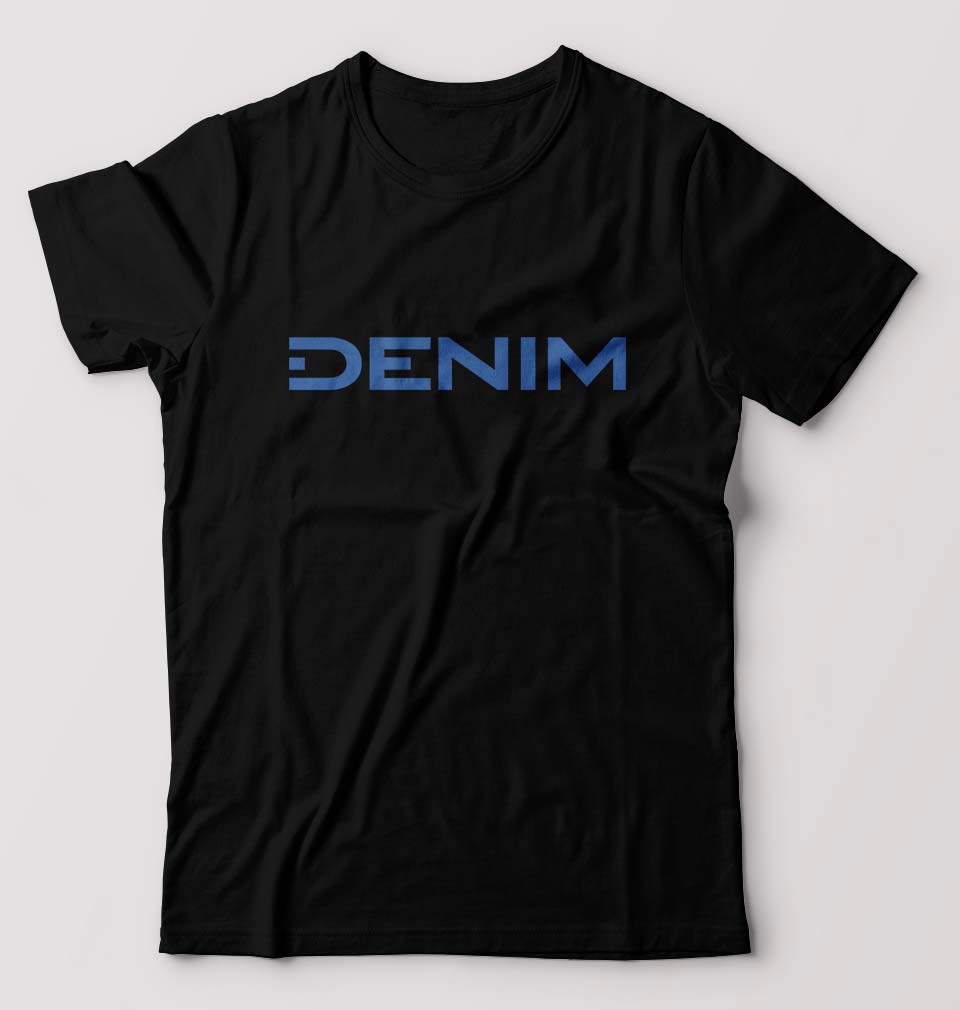 Denim T-Shirt for Men-Black-Ektarfa.online
