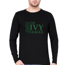 Load image into Gallery viewer, Ivy League Full Sleeves T-Shirt for Men-Black-Ektarfa.online
